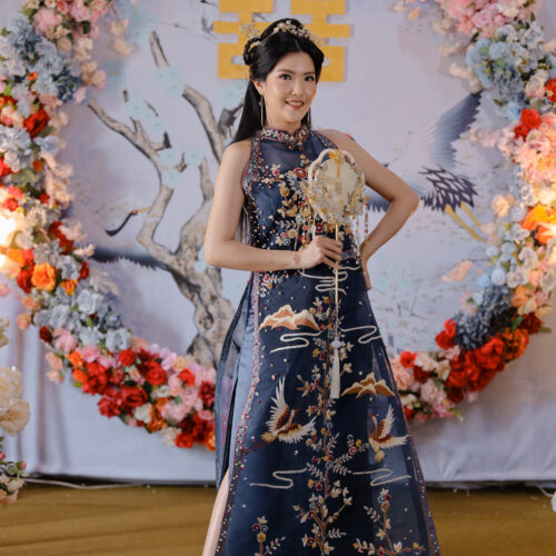 IMG_1248 Gaun Midnight Crane (SJ009W)